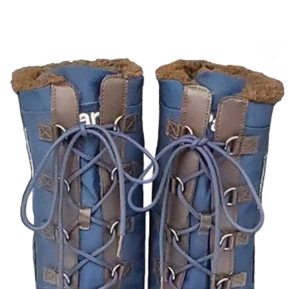 Pajar Canada Navy/Cognac Tall Grip Zip Boots, Size 8/8.5 - Picture 15 of 15